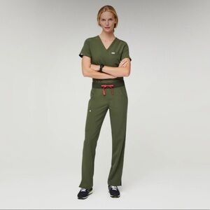 Figs Scrub Set in Olive Green Catarina/Kade Size XS/SP